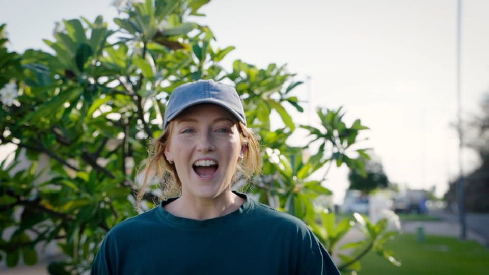 Still from a Teach Queensland interview and b-roll edit.